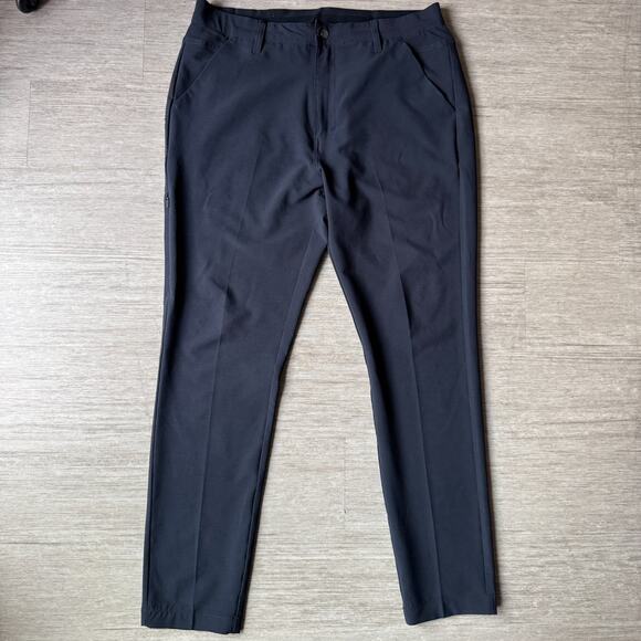 Bylt Men's Kinetic 2.0 Pants 34 Tapered Leg Dark Gray Golf Utility Tech Wear